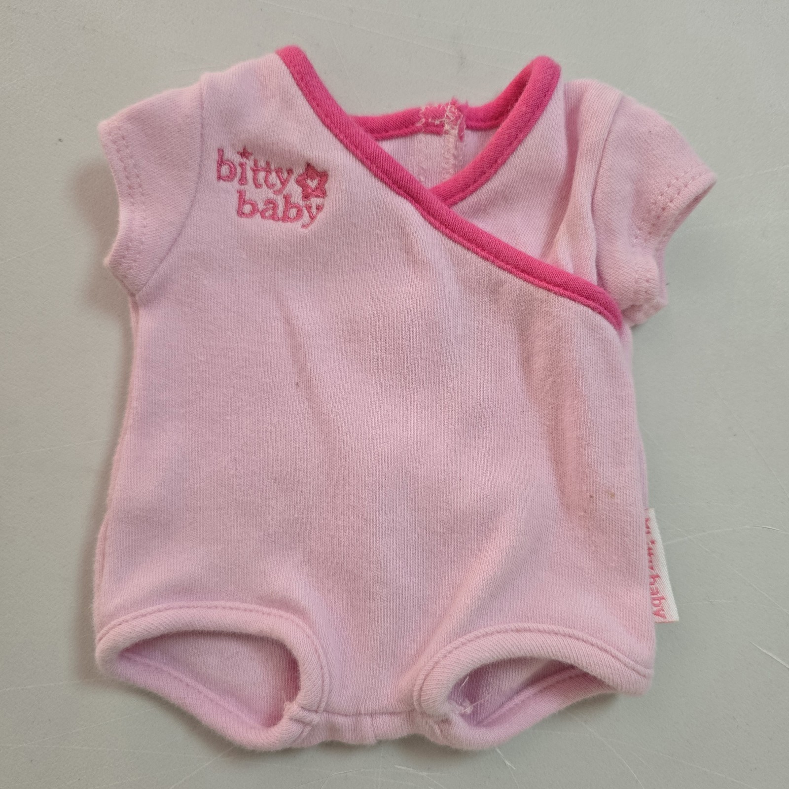 American Girl Bitty Baby Doll Romper One Piece Pink