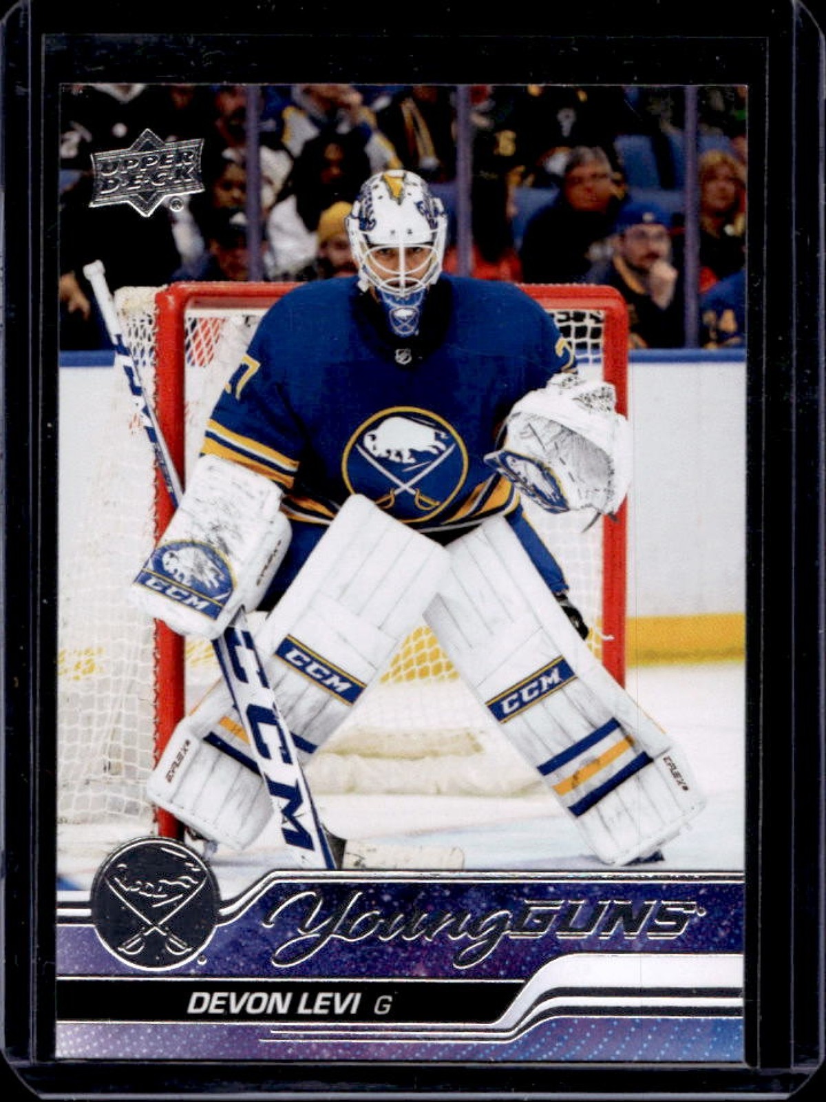 2023-24 Upper Deck Devon Levi Rookie Young Guns RC #237 Sabres