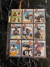 1979 Topps Football Pittsburgh Steelers Team Set 24ct Dungy RC, Shell RC