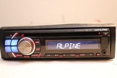 Alpine CDE-121 plays standard CDs, MP3, WMA, Hi Power