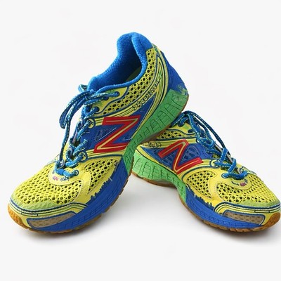 New Balance 860 V2/V3 Running Shoes Blue Yellow Green Retro  display picture 2