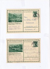 RA140/ Austria Całostka 1 S Tradycyjne 4 pocztówki obrazkowe oo