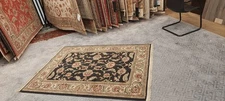 Brand New karastan wool rug Ashara Agra black 549-1500 - 15006 size 4'.3"x 6'