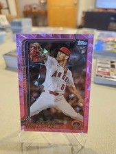 2025 Topps Update Series - Garrett McDaniels #US17 Pink Diamante Foil (RC)