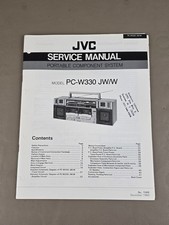 JVC Portable Component System PC-W330 JW/W Service Manual D-2874