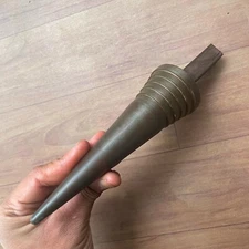 Vintage Silversmith blacksmith hardy Stepped cone Hard steel anvil 32.59 oz