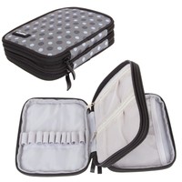 Damero Crochet Hook Case Organizer Zipper Bag With Web Pockets For Various Cr... Damero Crochet Hook Case Organizer Zipper Bag With Web Pockets For Various Cr...