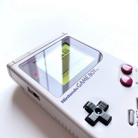 ⭐️NEW CUSTOM BACKLIT GREY NINTENDO GAMEBOY ORIGINAL GAME BOY DMG IPS BACKLIGHT
