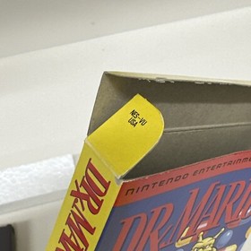 * Dr. Mario (Nintendo NES) Complete w/Manual and Box