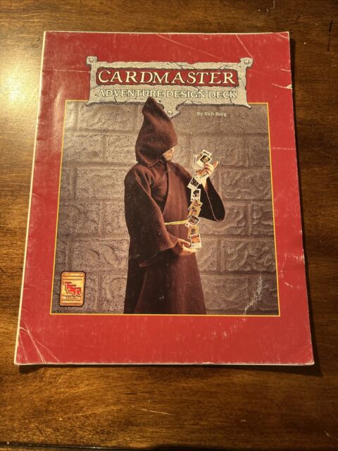 Cardmaster Adventure Design Deck - AD&D  Pre-owned Instruction Manual Only