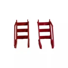 Marx Cape Canaveral Playset Red Ladder Stairs For Control Tower Vintage Lot Of 2
