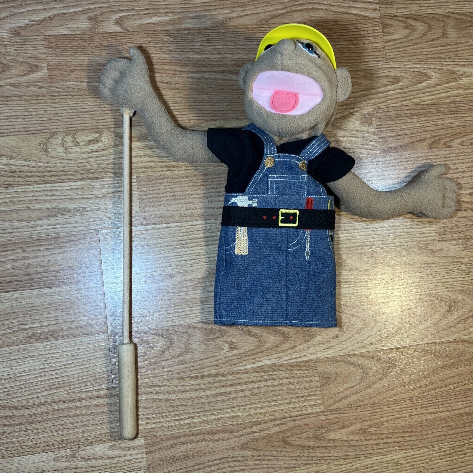 Melissa & Doug Chef Puppet with Detachable Wooden Rod (Puppets