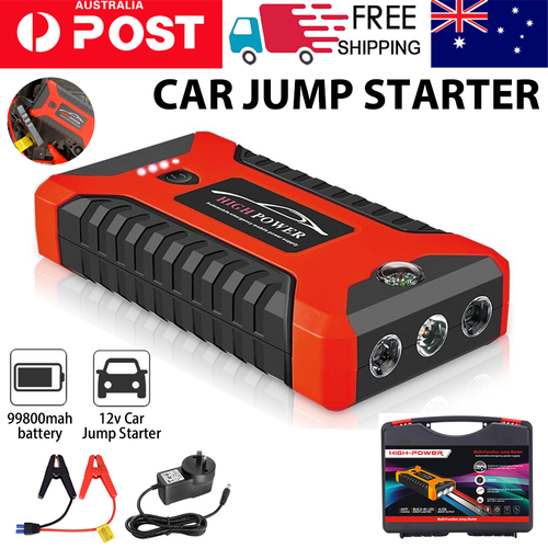 99800mAh 12V Car Jump Starter Pack Booster Charger Battery Power Bank