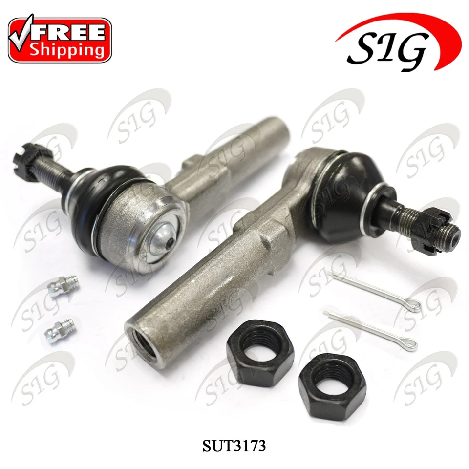 For 2000 - 2002 Chrysler Neon Front Inner & Outer Steering Tie Rod Ends 4PC Kit - Image 3 of 4
