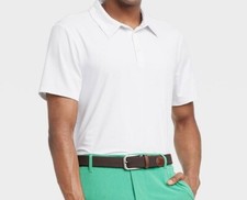 All In Motion XXL WHITE Jersey Athletic Polo Wicking stretch Polyester/Spandex