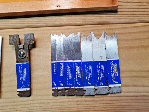 Juego de 15 Planos Vintage Record 050 Planchas Carpintería Herramientas de Mano Antiguas Herramienta de Carpintería - Imagen 5 de 8
