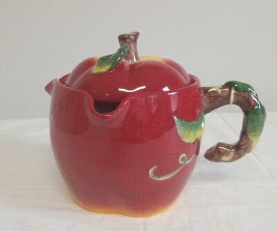 Shuntia Craft Factory Apple Teapot/ Measuring Pitcher By LTD