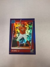 2021 Donruss Jo Adell PURPLE FOIL Parallel RC #33 Angels Rated Rookie! (PWE)