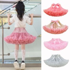 Toddler Kids Baby Girls Ladys Tutu Skirt Dress Pettiskirt Birthday Dance Costume