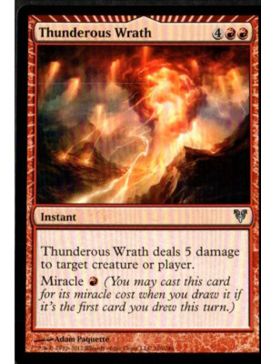 Thunderous Wrath - Avacyn Restored - uncommon - NM - MTG Magic the Gathering