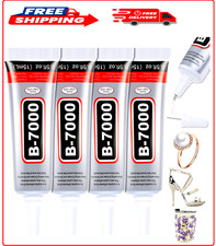 B-7000 Glue Clear for Rhinestone Crafts, Jewelry and Bead 4x15 ML/ 0.5 oz