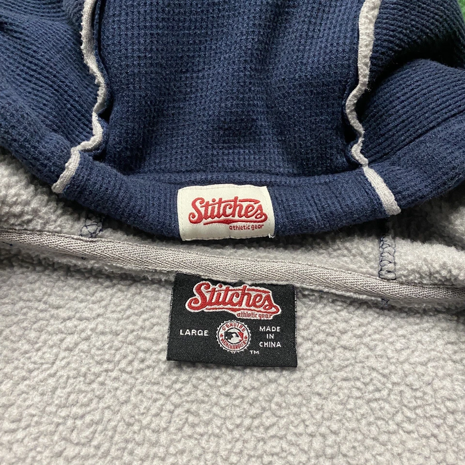 Sudadera con Capucha De Colección Milwaukee Brewers Para Hombres L Azul MLB Béisbol Cremallera Completa Sudadera Foto 4 de 4