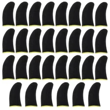30 Pcs Mobile Gaming Finger Sleeves Gamer Thumb Sleeves Anti Sweat Finger Covers