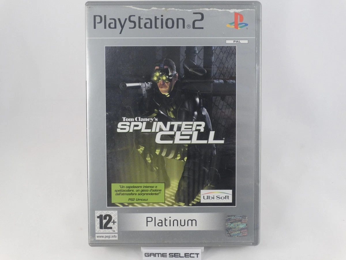 jeu TOM CLANCY'S SPLINTER CELL platinum pour playstation 2 sony PS2