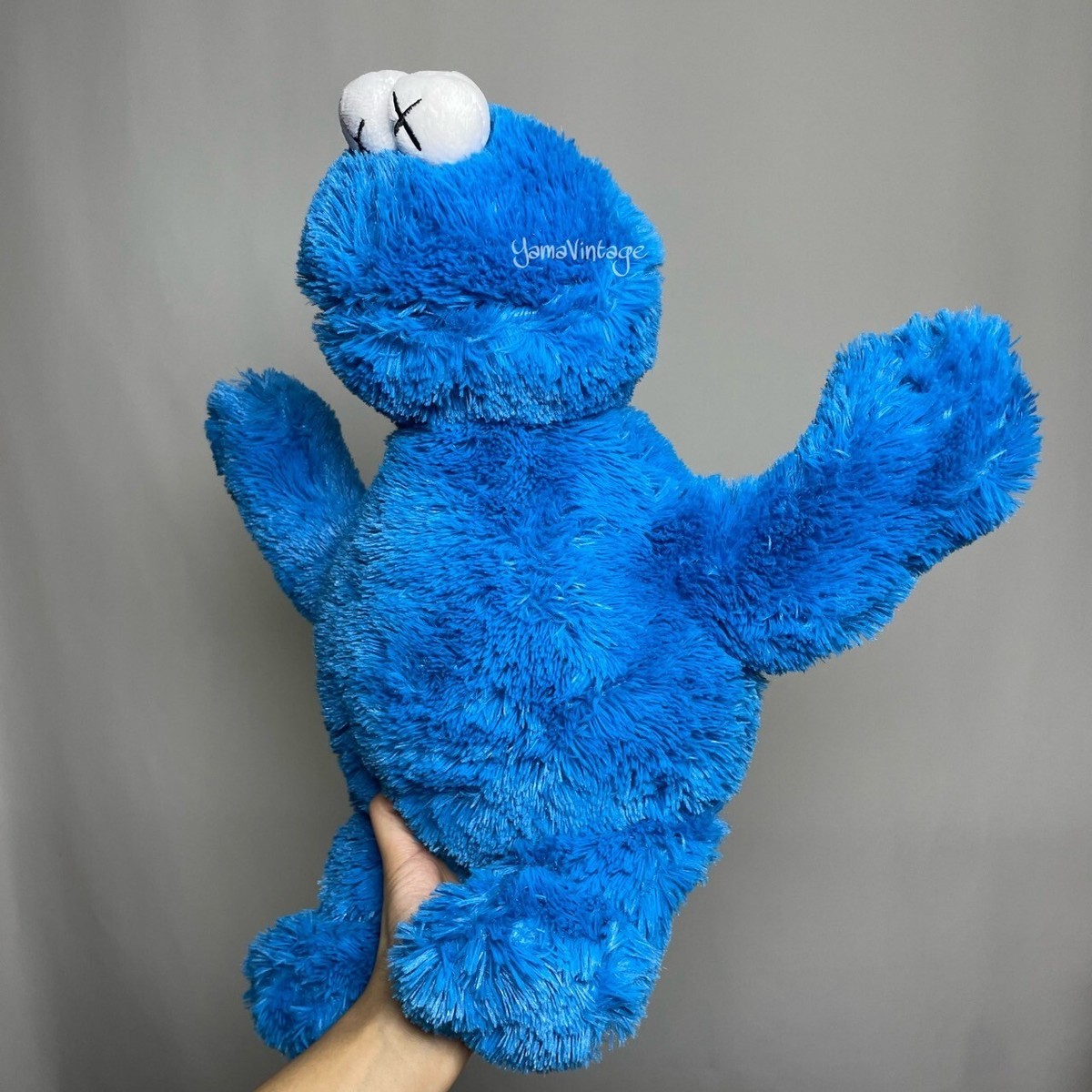 KAWS x Sesame Street Cookie Monster Plush Uniqlo Limited Edition