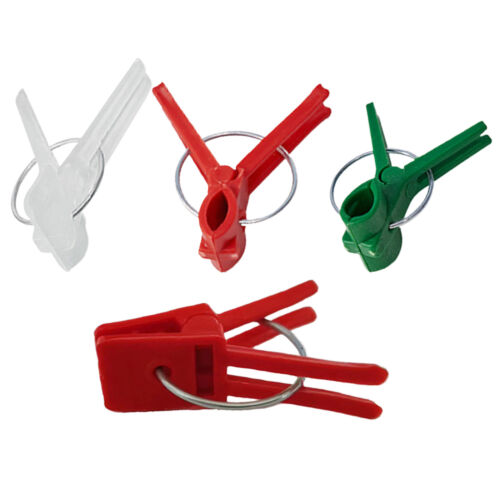 450PCS Plastic grafting clips garden vegetable plants Flat and Round