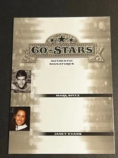 2013 Leaf Pop Century SILVER PROOF MISSING AUTO & #/25 Mark Spitz Janet Evans