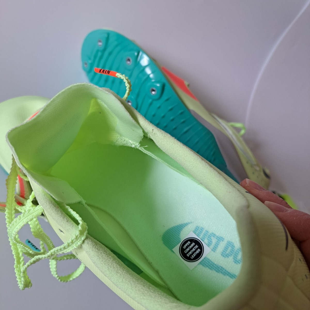 NWT Men’s Nike Air Zoom LJ Elite Long‎ Jump Volt Green Spike Shoes Sz 12.5 Nike Air Zoom LJ Elite M special offer | Men Shoes Track Nike main image 4