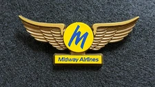 Midway Airlines Junior Pilot Kiddie Wings (Mid-1990s)