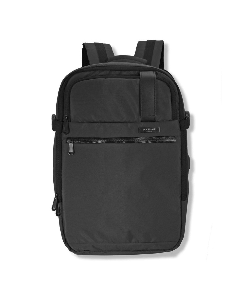 Duchamp Getaway Expandable Carry-On Backpack Suitcase Black