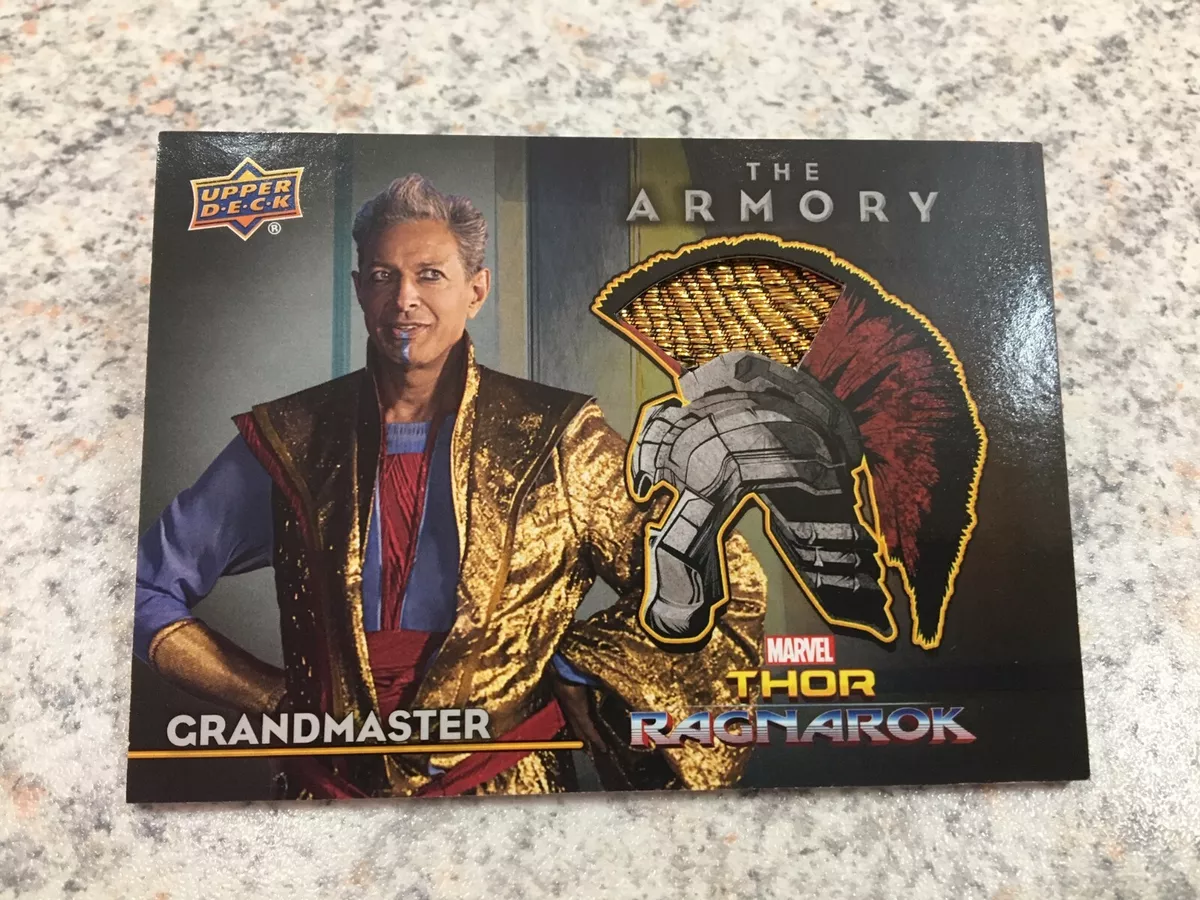 Jeff Goldblum - THOR RAGNAROK Grandmaster costume card AS-19 UPPER DECK  MARVEL