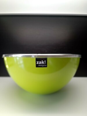Zak Designs Edelstahl und Melamin Mixbecher