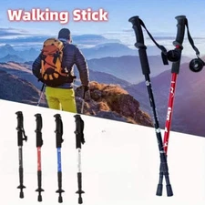 Trekking Poles Shock Absorption Foldable Ultralight Hiking Pole Suitable For Out