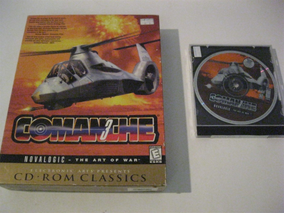 Jeu Comanche 3 Gold Complet Pour PC, Version Française, Bon état - Simulation D'hélicoptère
