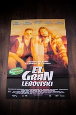 THE BIG LEBOWSKI Coen Brothers Spanish 1SH Vintage Movie Poster Original 1998