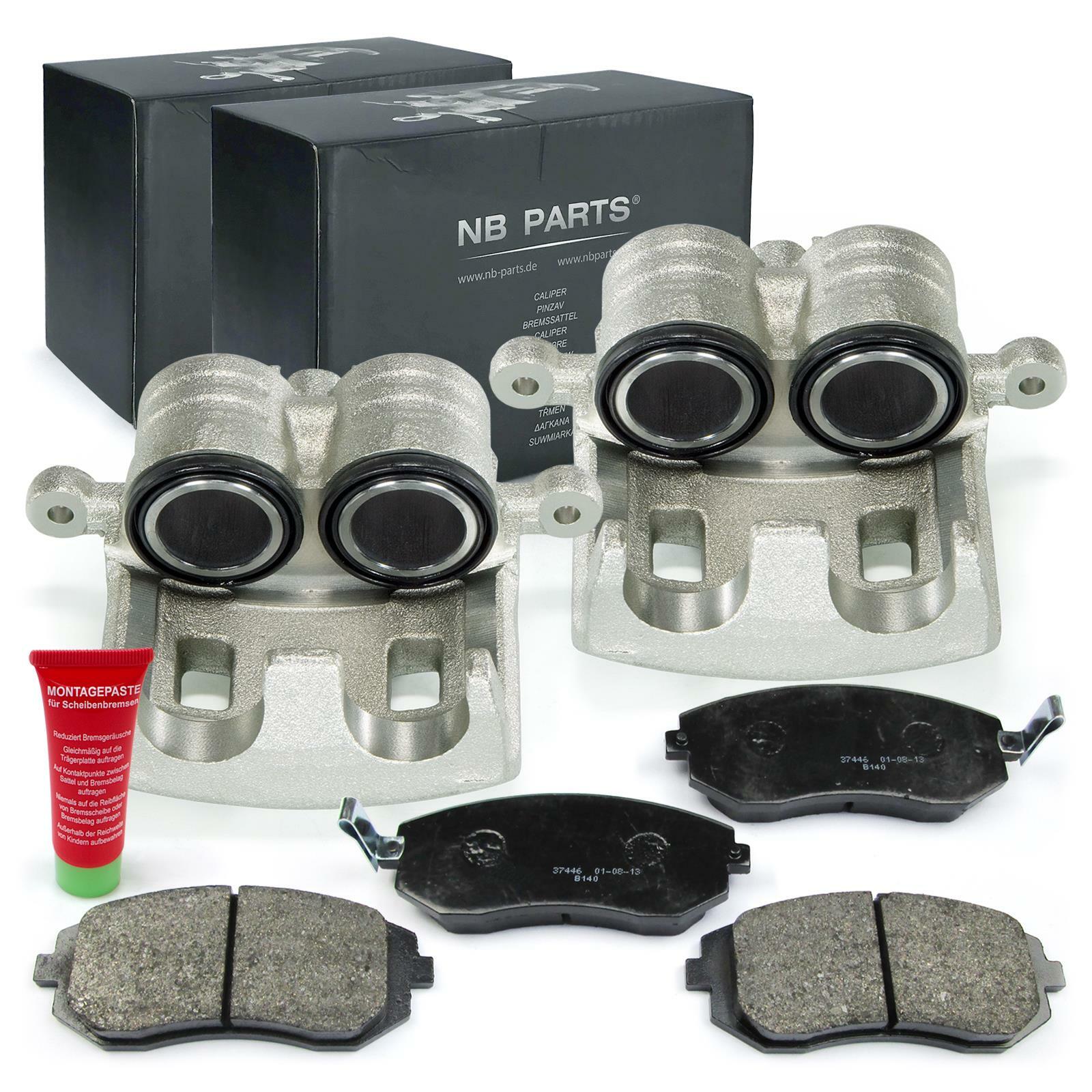Brake Calipers + Brake Pads Front for Subaru Forester Impreza Legacy Outback XV