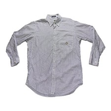🔥 CHAPS RALPH LAUREN Vintage Dress Casual Shirt Size Medium 15 1/2 32/33 🔥