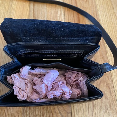 Joseph B Exclusive New York Black Leather Purse snap front new - Picture 7 of 11