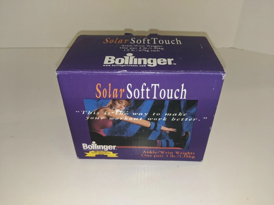Bollinger Solar 软触脚踝/手腕重量(一对)3 磅/每件 1.5 磅 — 第 4/4 张图片