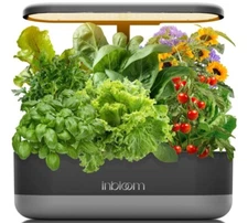 Indoor 12- Pods Garden Hydroponics Growing System Black 