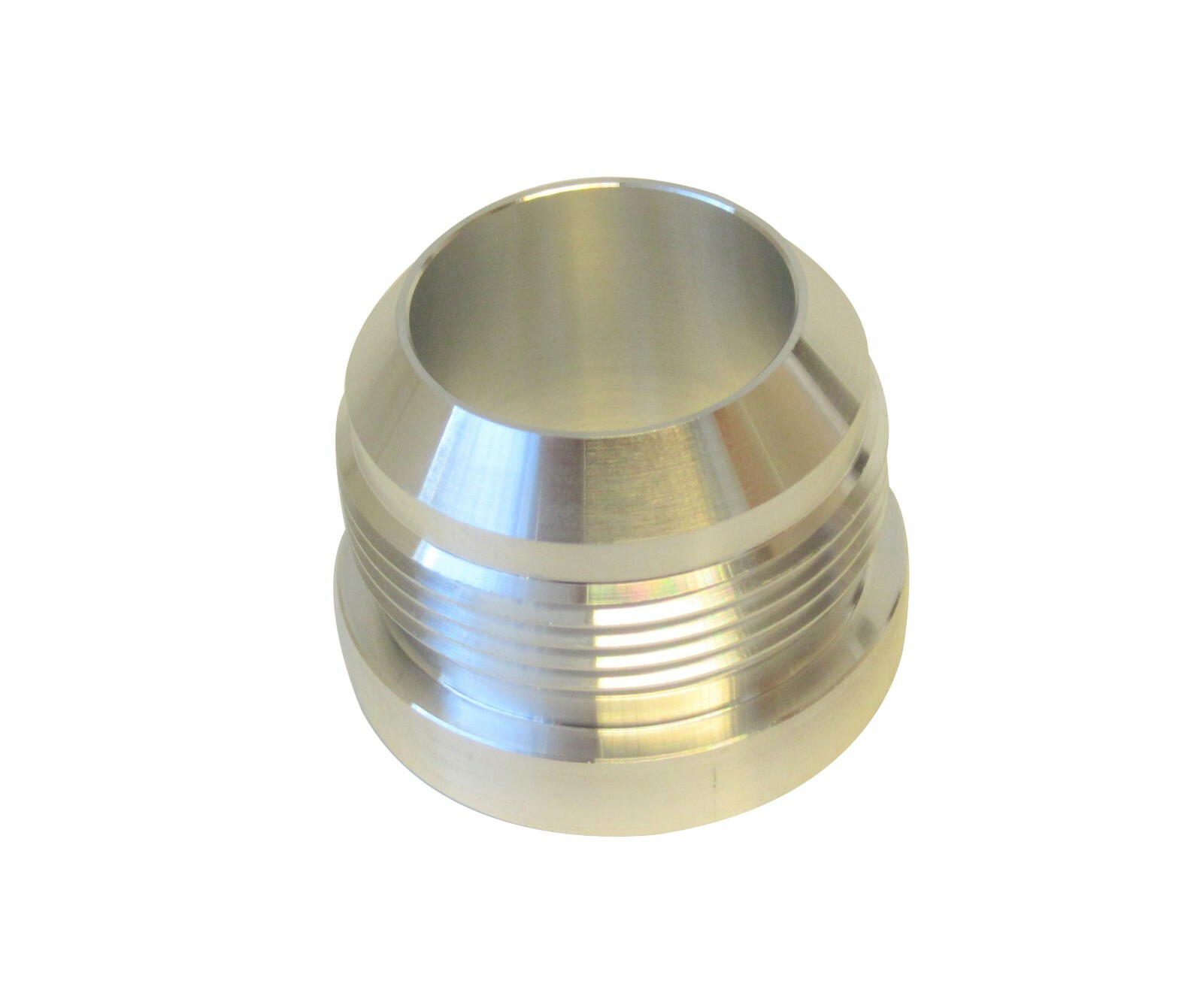 AN20 Male Weld On Fitting Aluminium (-20 AN, JIC, 20AN, Alloy) Round Base