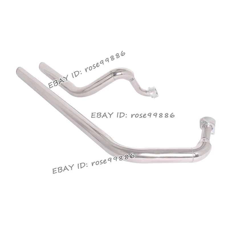 Punta silenciadora tubo escape tubo escape enlace completo para Yamaha XV750 XV1100 Virago 1984-1998 Foto 4 de 4