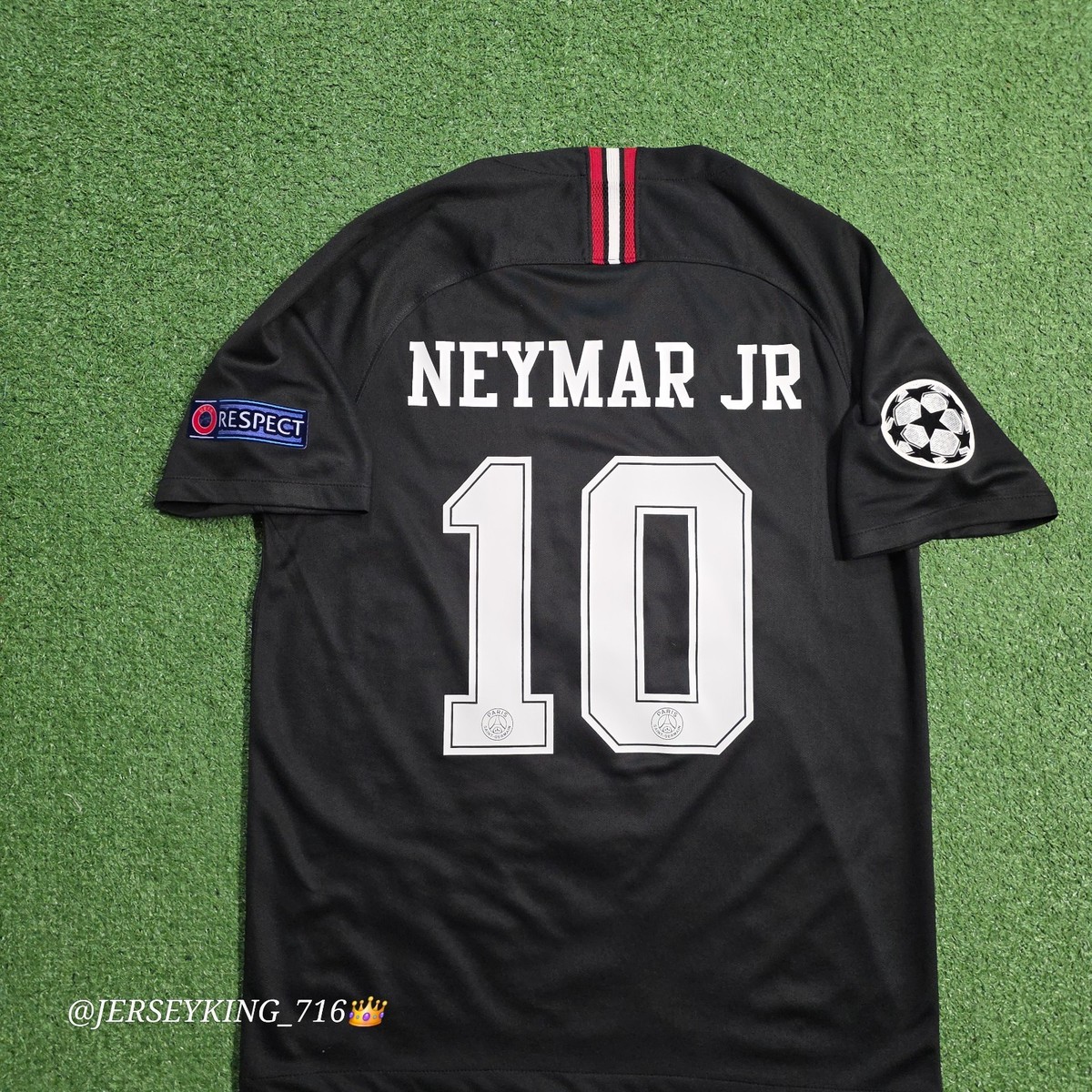 🇫🇷 Jordan PSG Neymar Jr #10 18/19 Champions League Home Jersey