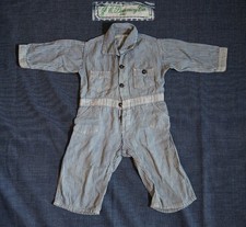 Vtg 1930's JC Penney Inc. Child's Hickory Stripe Railroad Playsuit Workwear 2T
