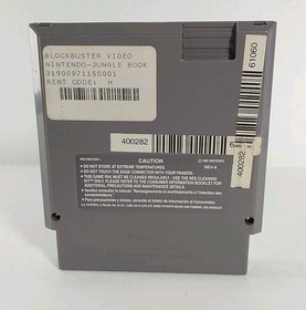 The Jungle Book ( Nintendo NES - 1994 ) In Box With Manual Tested + Blockbuster