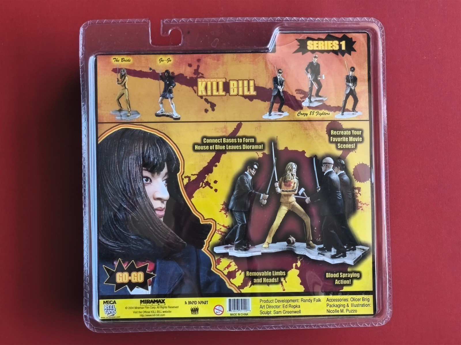 Figurine NECA Kill Bill Gogo Yubari de 15 cm de la Serie 1 originale de 2004 - 2